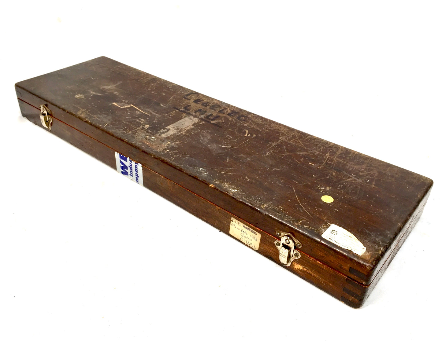 Vintage Combination Length Bar Gauge Block Set in Original Wooden Box