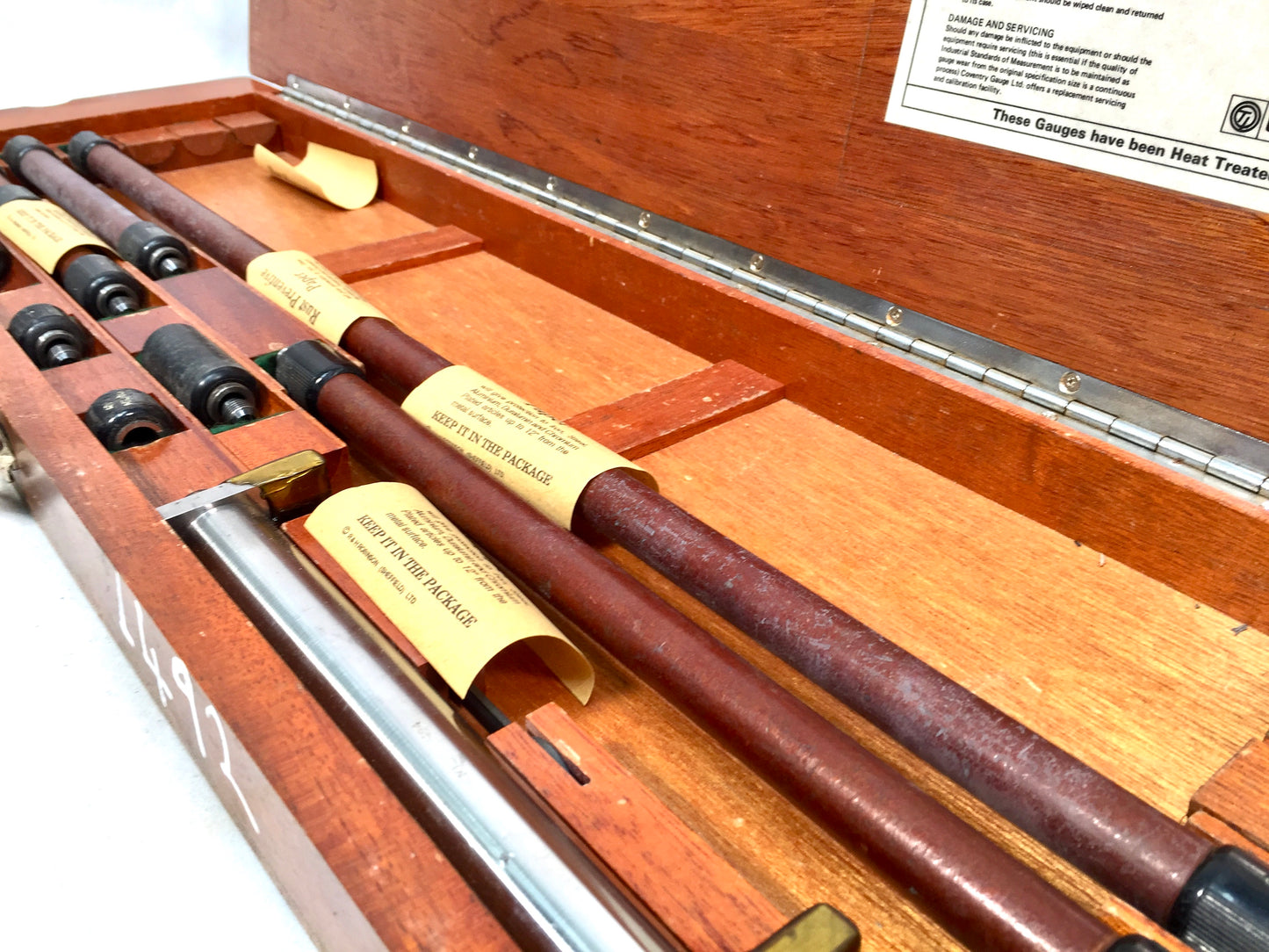 Vintage Tools - Matrix Internal Micrometer Set in Original Wooden Box