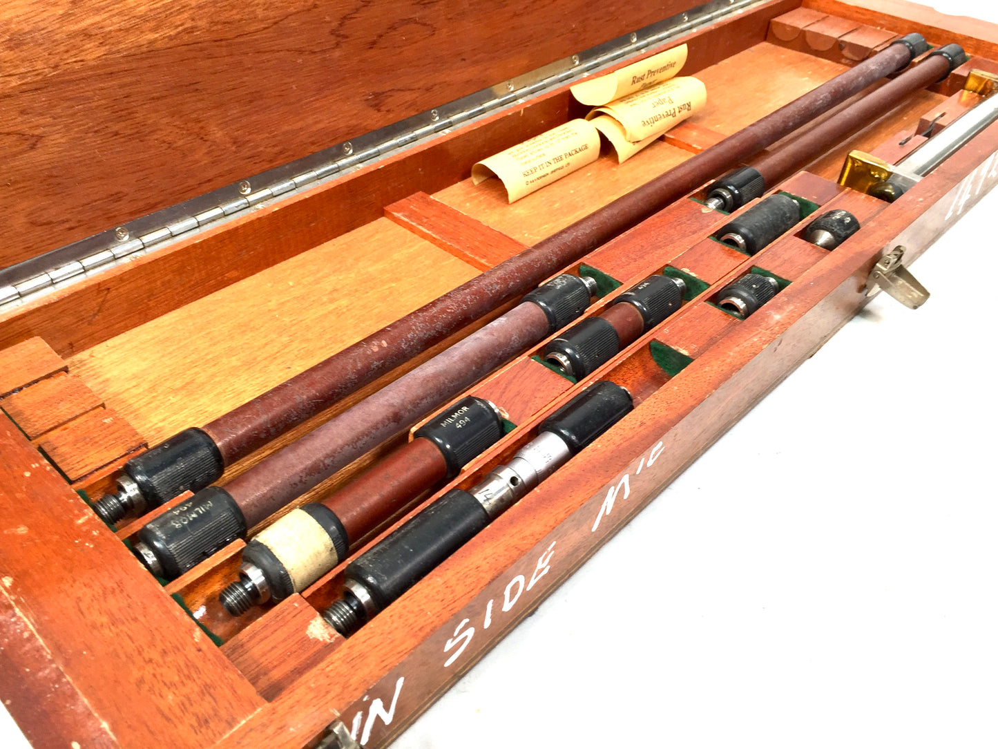 Vintage Tools - Matrix Internal Micrometer Set in Original Wooden Box