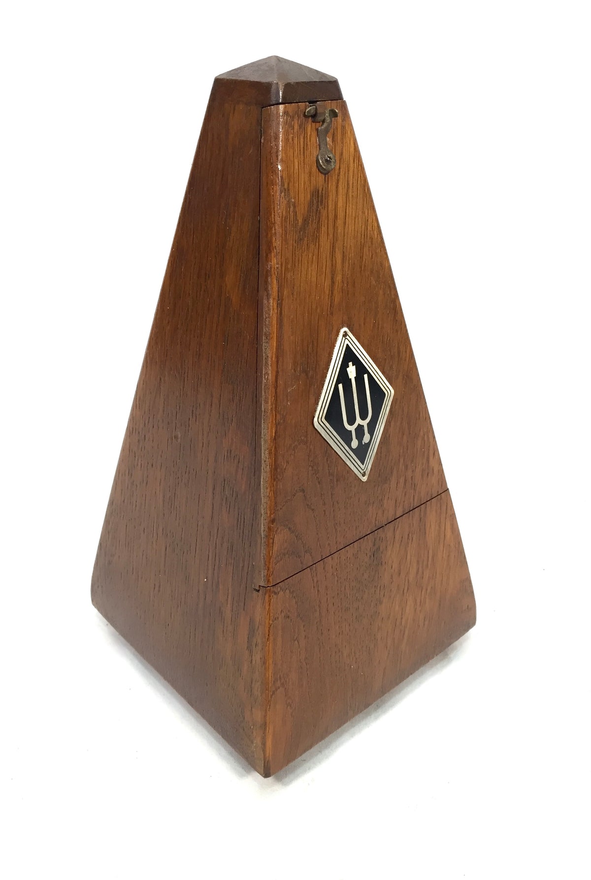 Antique Working System Wittner Pyramid Metronome Germany / Wooden Music Timer