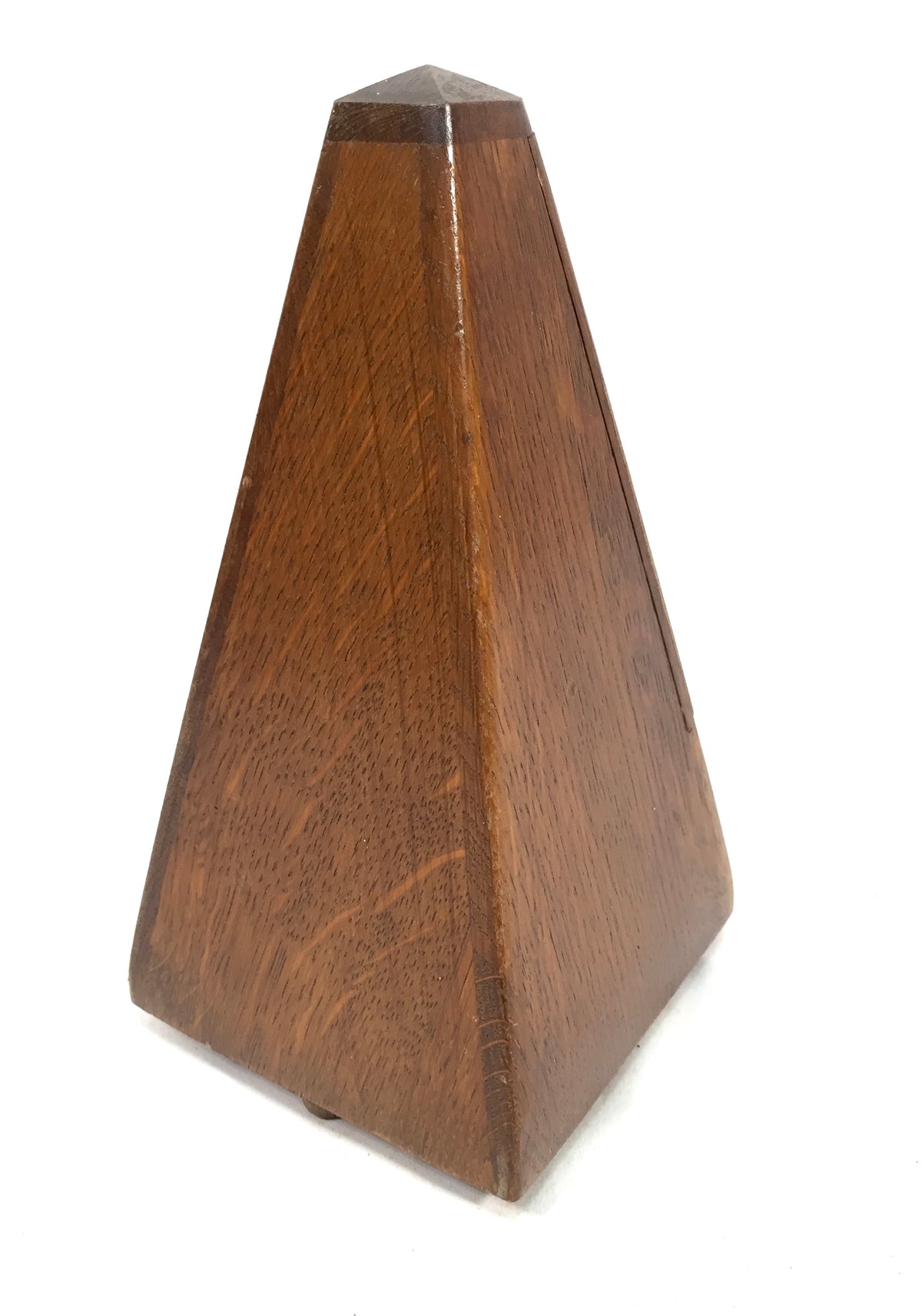 Antique Working System Wittner Pyramid Metronome Germany / Wooden Music Timer