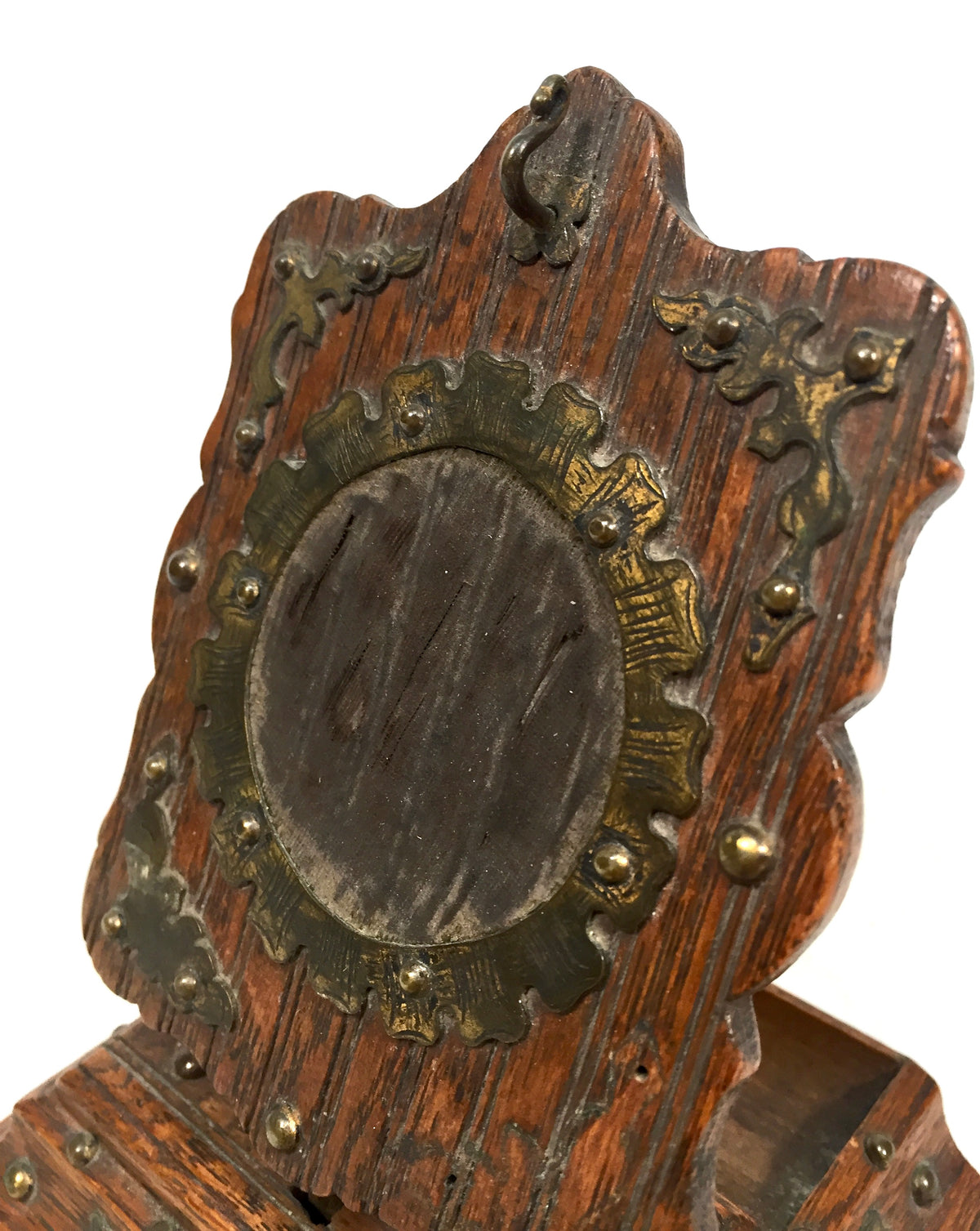 Antique Wooden Tabletop Fob Watch Holder / Pocket Watch Display Stand c.1900