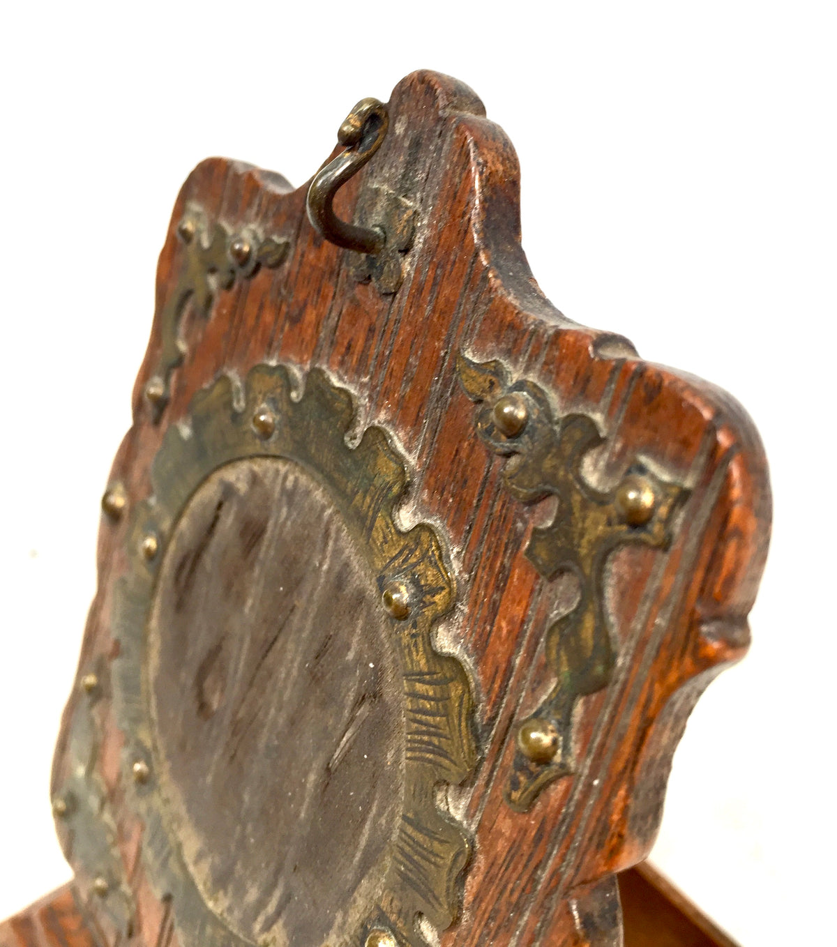 Antique Wooden Tabletop Fob Watch Holder / Pocket Watch Display Stand c.1900