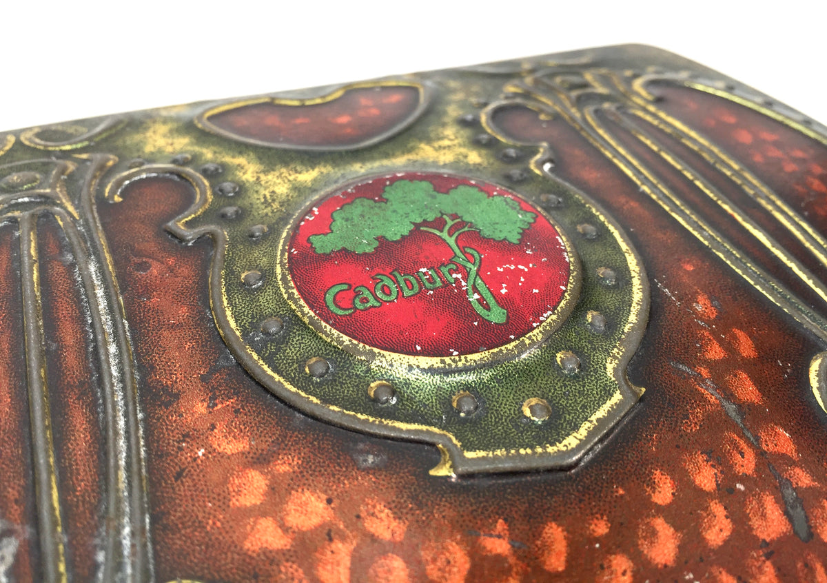 Antique Advertising - Art Nouveau Cadbury Confectionery Tin Chocolate Box c.1905