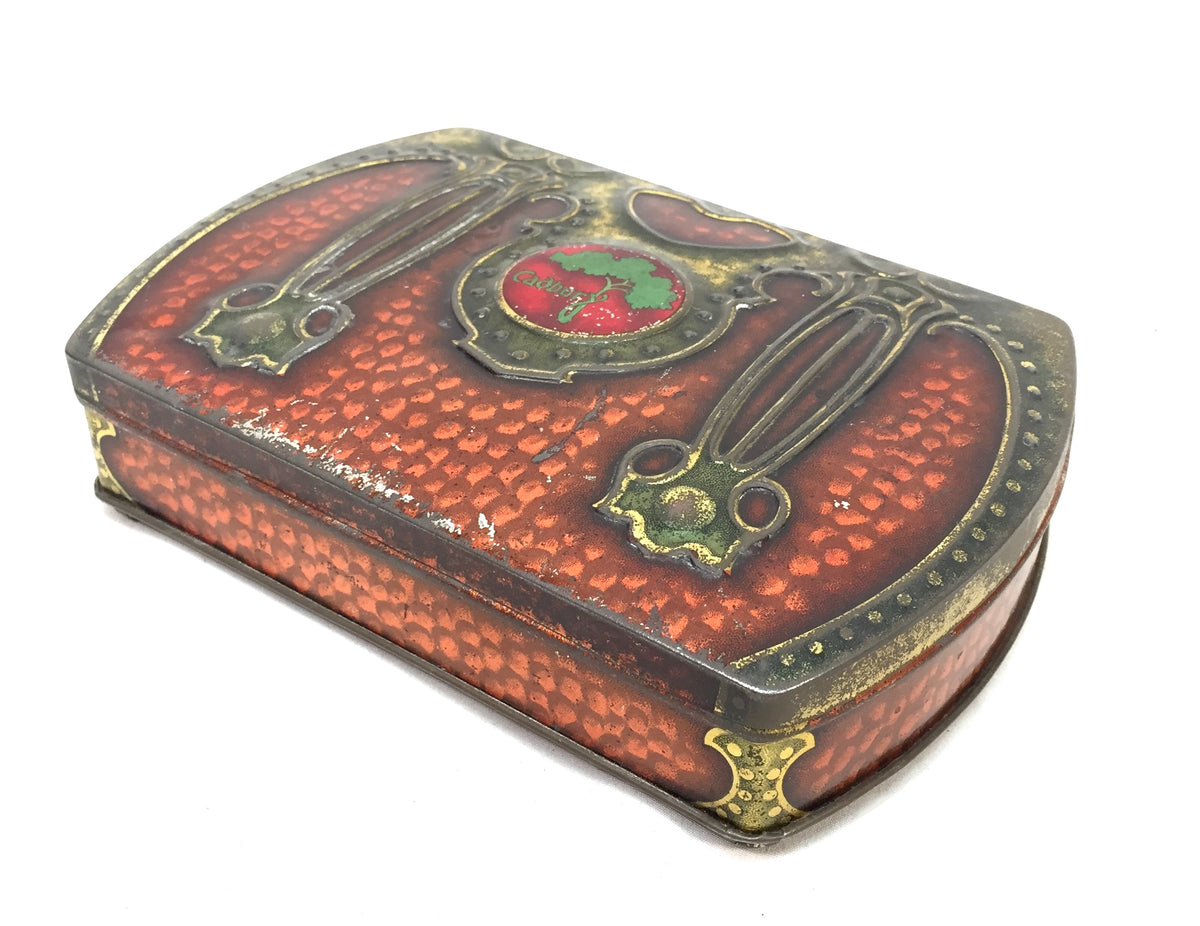 Antique Advertising - Art Nouveau Cadbury Confectionery Tin Chocolate Box c.1905