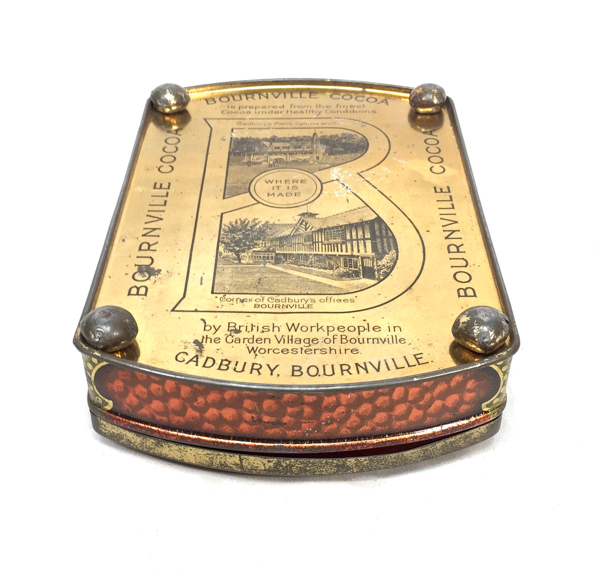 Antique Advertising - Art Nouveau Cadbury Confectionery Tin Chocolate Box c.1905