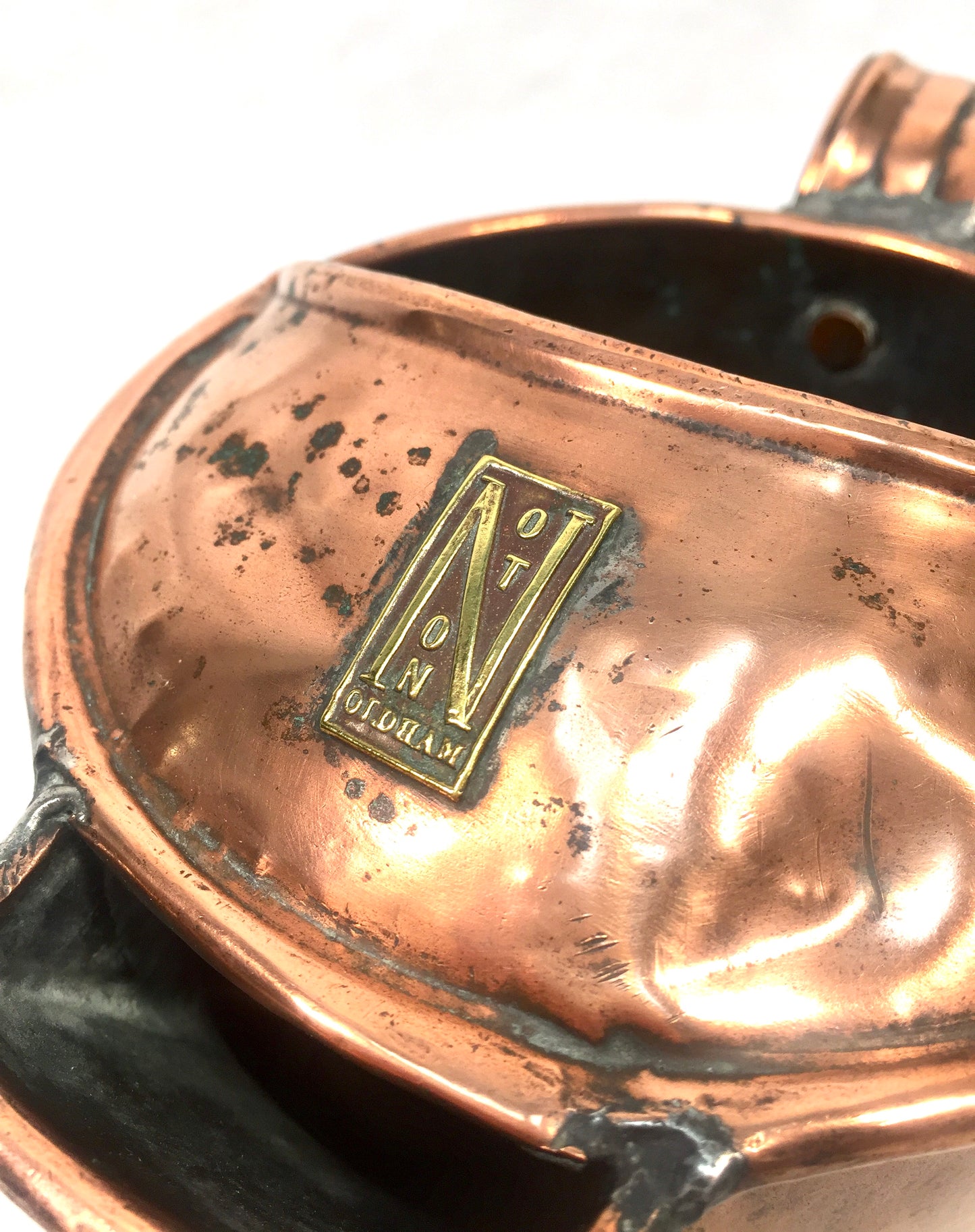 Antique 20th Century S Noton & Sons Copper Pitcher / Handled Water Jug / c.1900