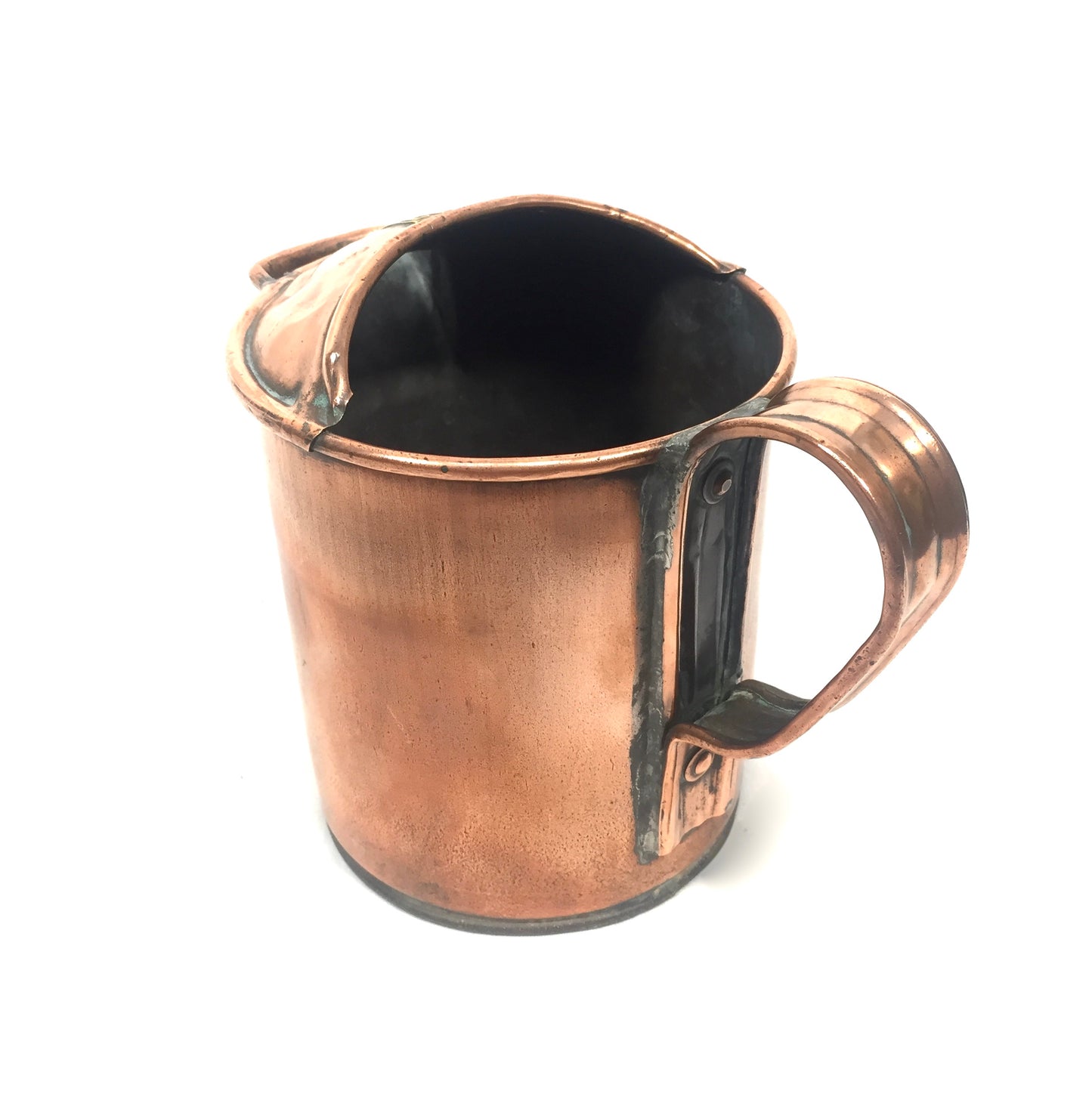 Antique 20th Century S Noton & Sons Copper Pitcher / Handled Water Jug / c.1900