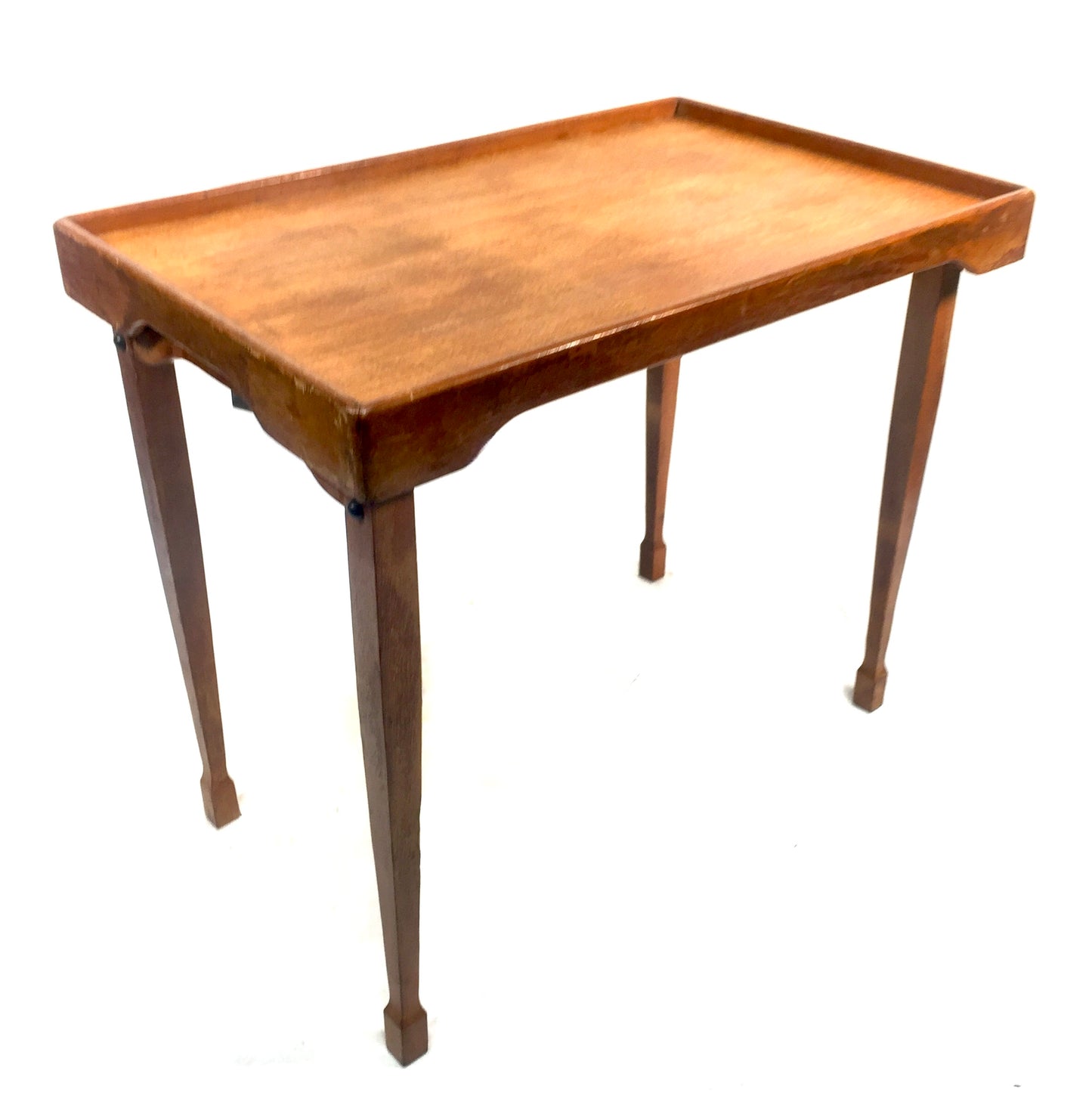 Vintage Wooden Folding Silverdale Haxyes Lap Table Tray / Mid 20th Century c1950