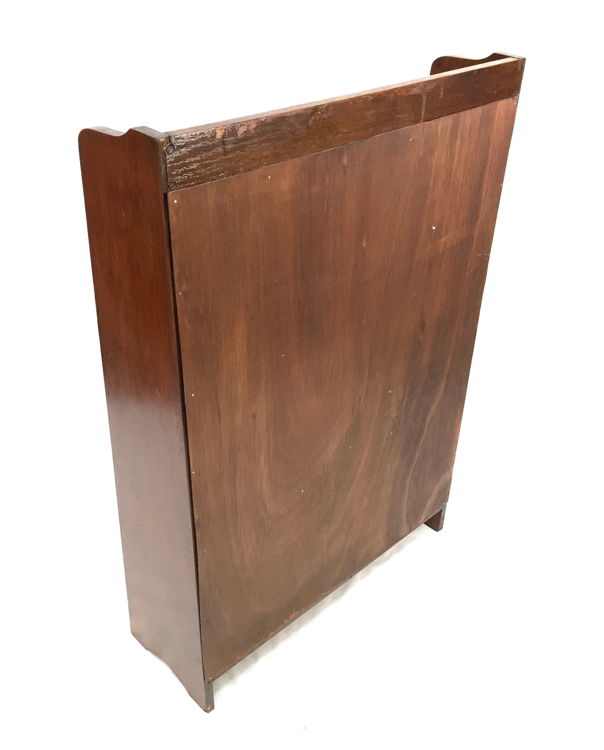 Antique Wooden Oak Bookcase Book Shelf Display Rack Freestanding Vintage c.1930