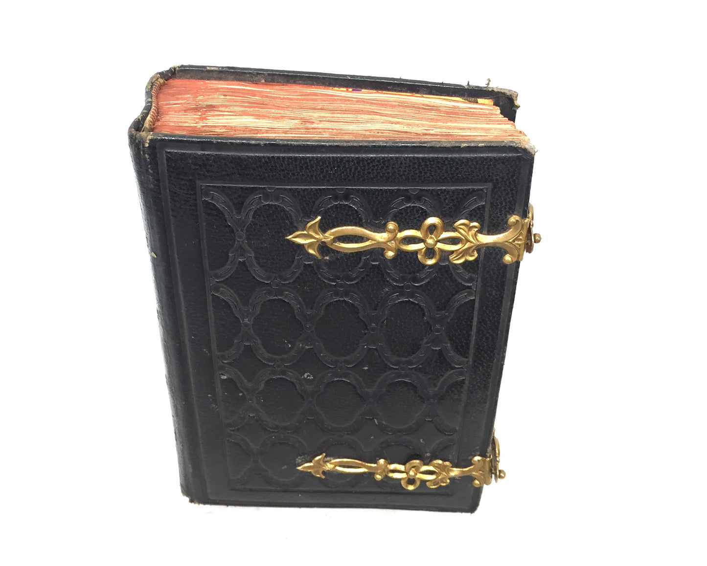 Antique Leather & Brass Personal Artist Sketch Book Art Album / Diary / Journal