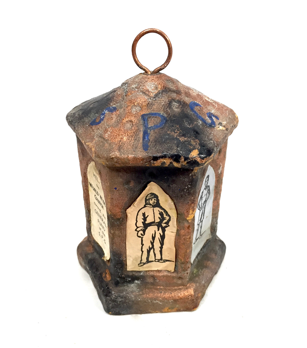 Antique Society for Propagation of the Gospel Collection Offering Box c.1900