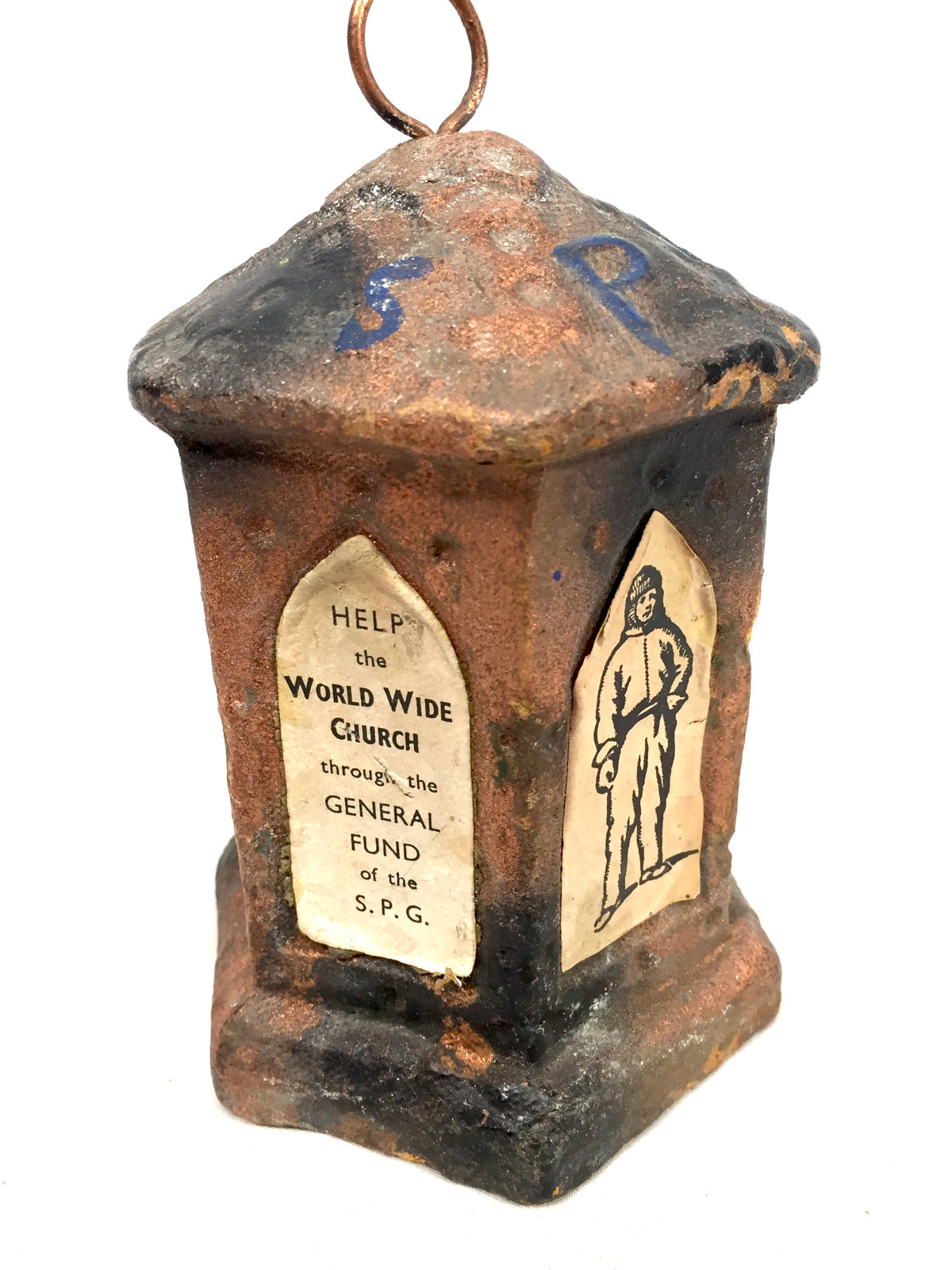 Antique Society for Propagation of the Gospel Collection Offering Box c.1900