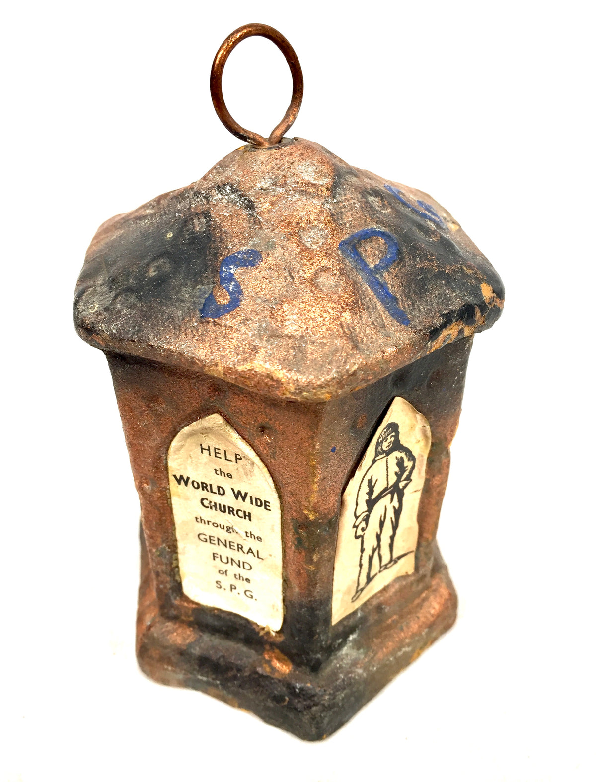 Antique Society for Propagation of the Gospel Collection Offering Box c.1900