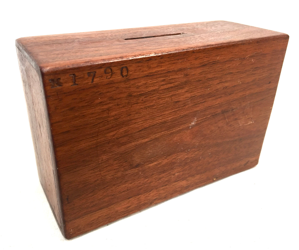 Antique Wooden Wesleyan Methodist Missionary Society Collection Offering Box
