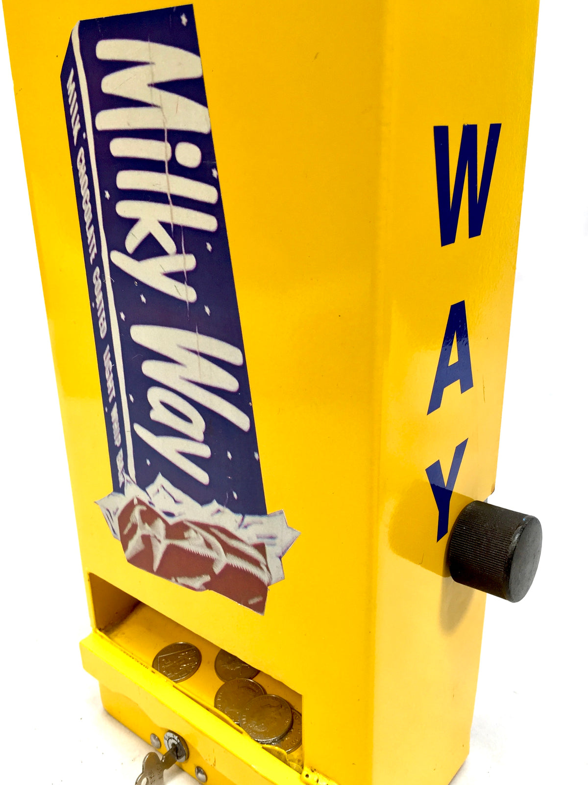 Vintage Milky Way Chocolate Bar Vending Machine Coin Operated & Working C.1965