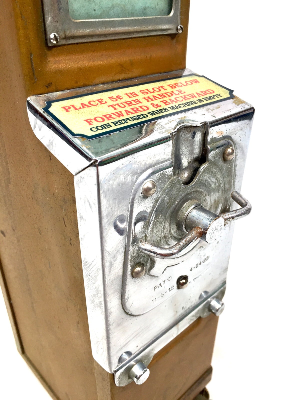 Antique 1930s Coin-operated U.S. Postage Stamp Vending Machine / Working & keys