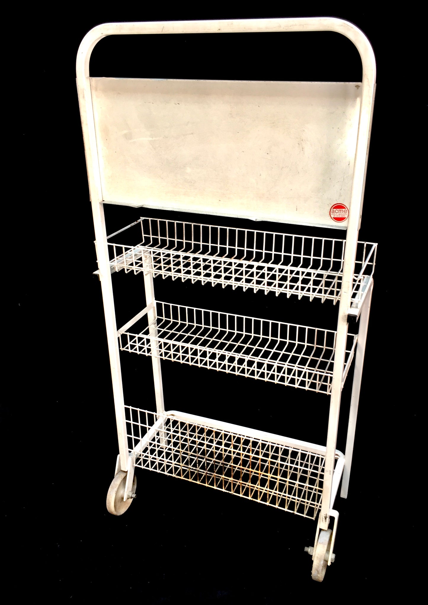 Antique Advertising - Vintage Esso Motor Oil Garage Display Shelf Stand / Sign
