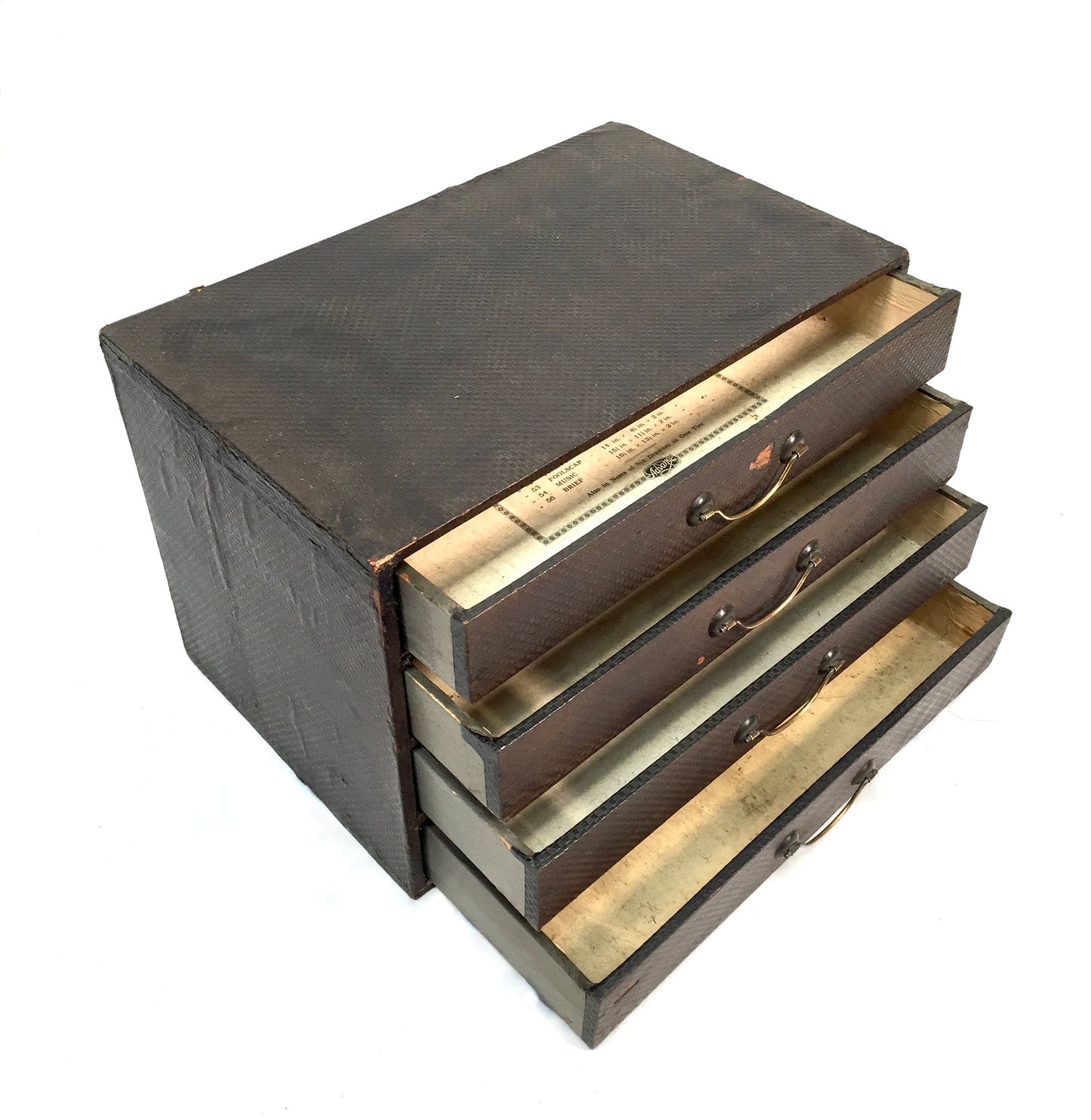 Antique "The Leader Cabinet" Drawers / Storage Filing Box / Early 20th Century
