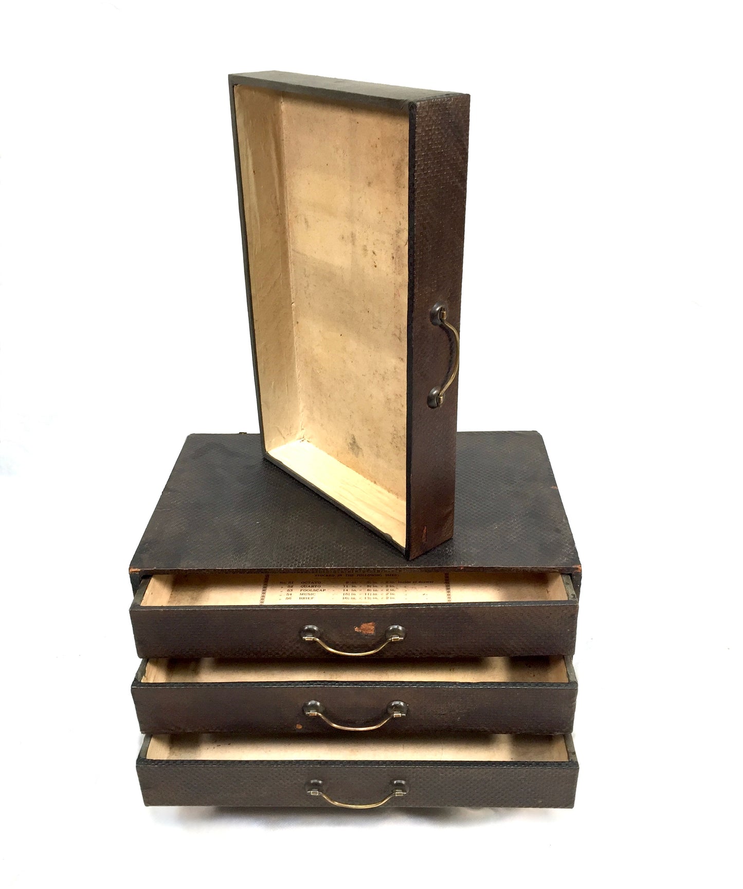 Antique "The Leader Cabinet" Drawers / Storage Filing Box / Early 20th Century