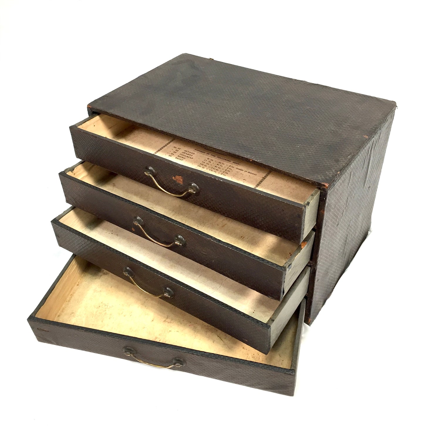 Antique "The Leader Cabinet" Drawers / Storage Filing Box / Early 20th Century