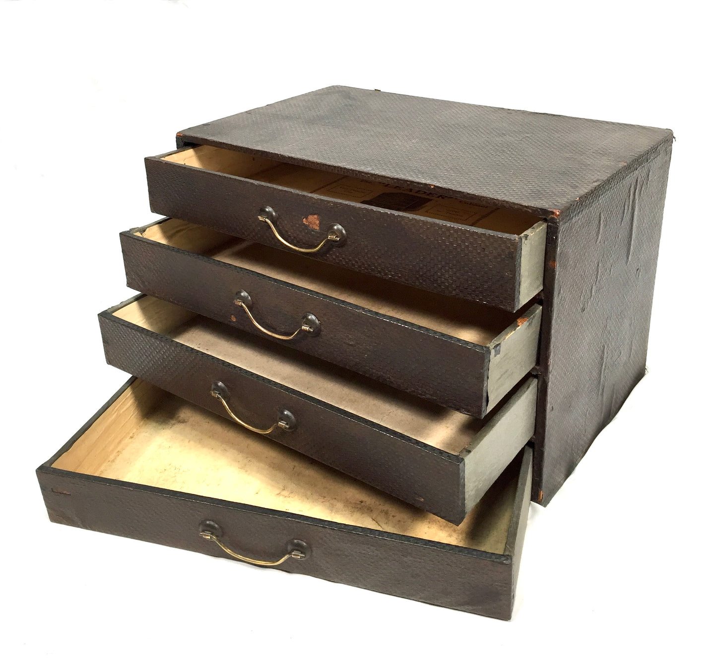 Antique "The Leader Cabinet" Drawers / Storage Filing Box / Early 20th Century