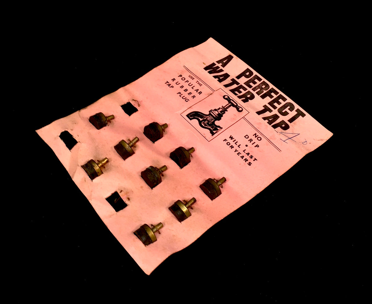 Antique Advertising - Mid 20th Century DIY Shop Showcard for 'A Perfect Tap'
