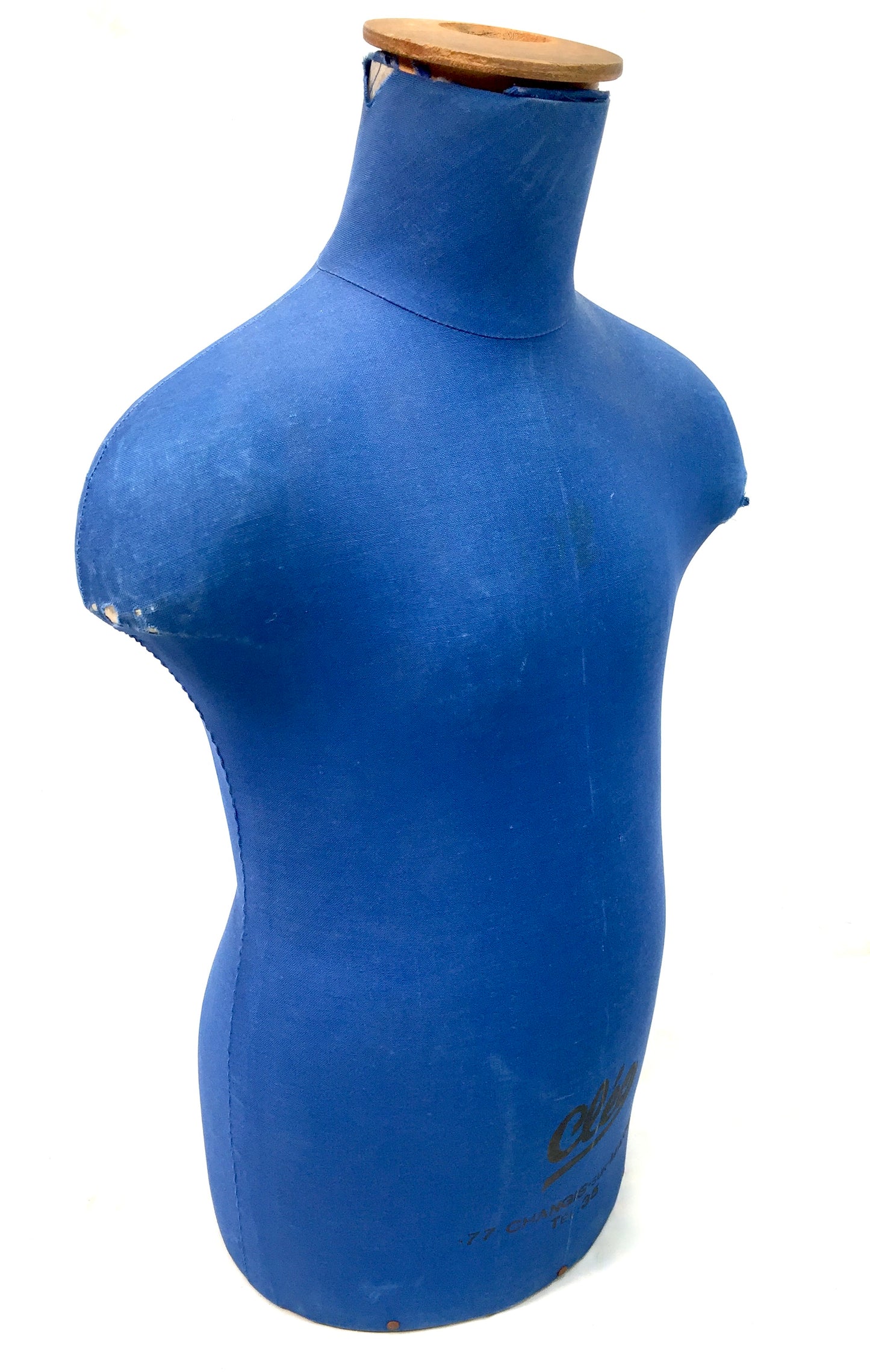 Antique Advertising French Tabletop Haberdashery Cleo Mannequin Torso c.1930