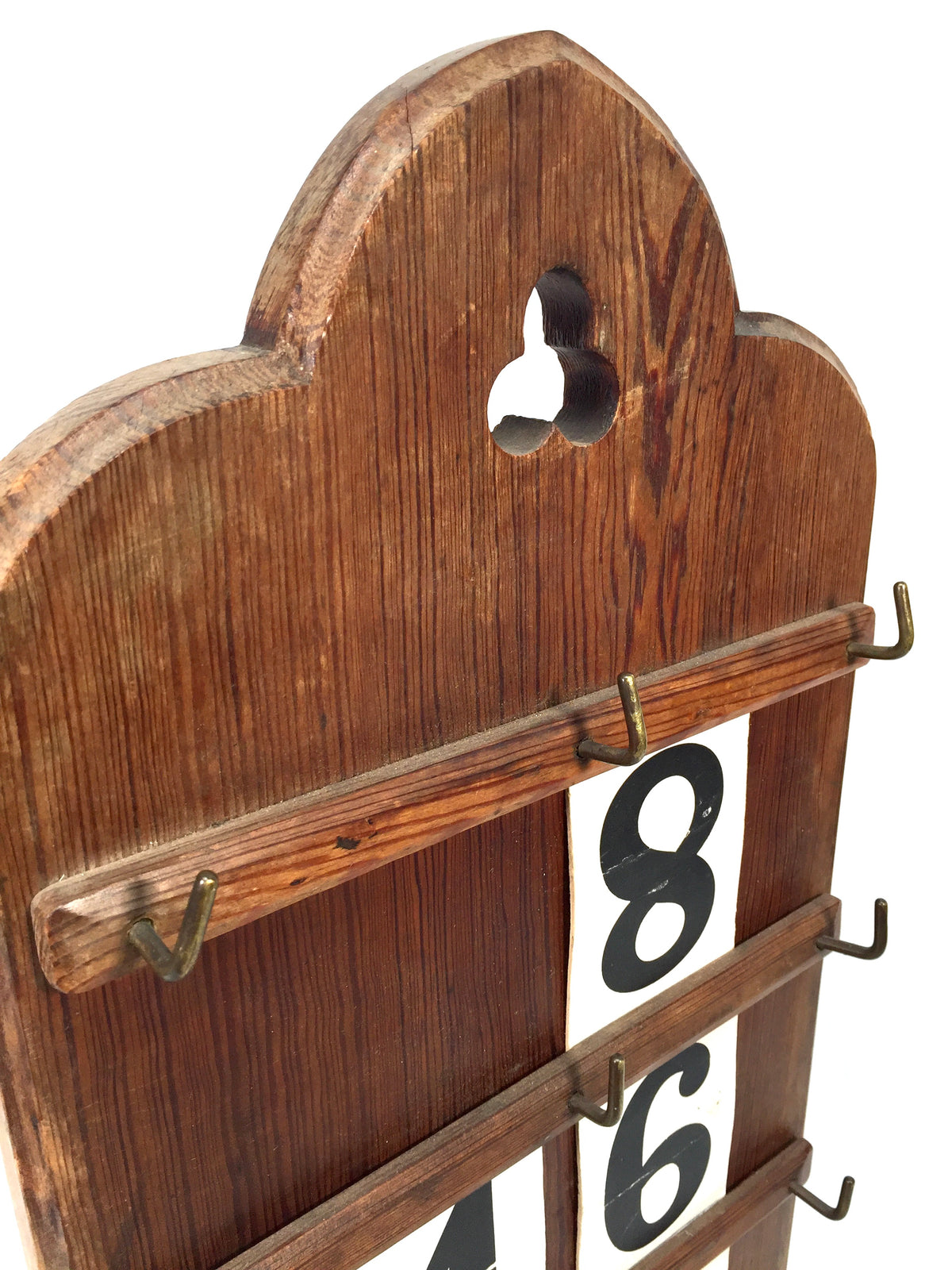 Antique Early 20th Century Large Wooden Church Used Hymn Board & Numbers c.1930