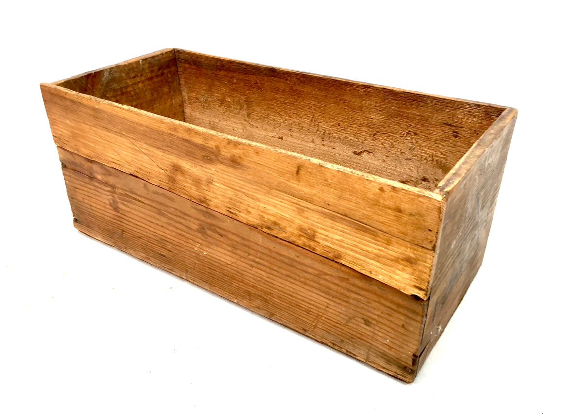 Antique Advertising - Brown &amp; Polson's Corn Flour Wooden Shop Display Box Crate