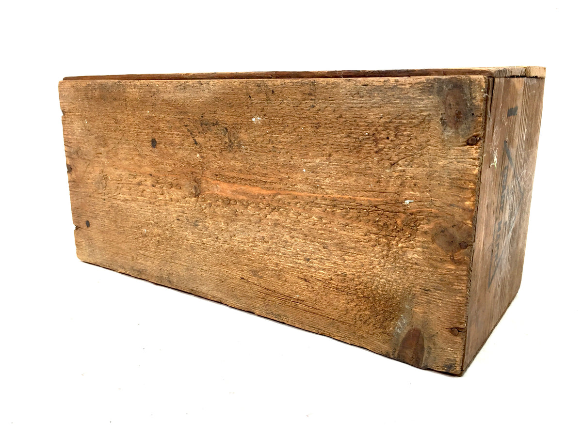 Antique Advertising - Brown &amp; Polson's Corn Flour Wooden Shop Display Box Crate
