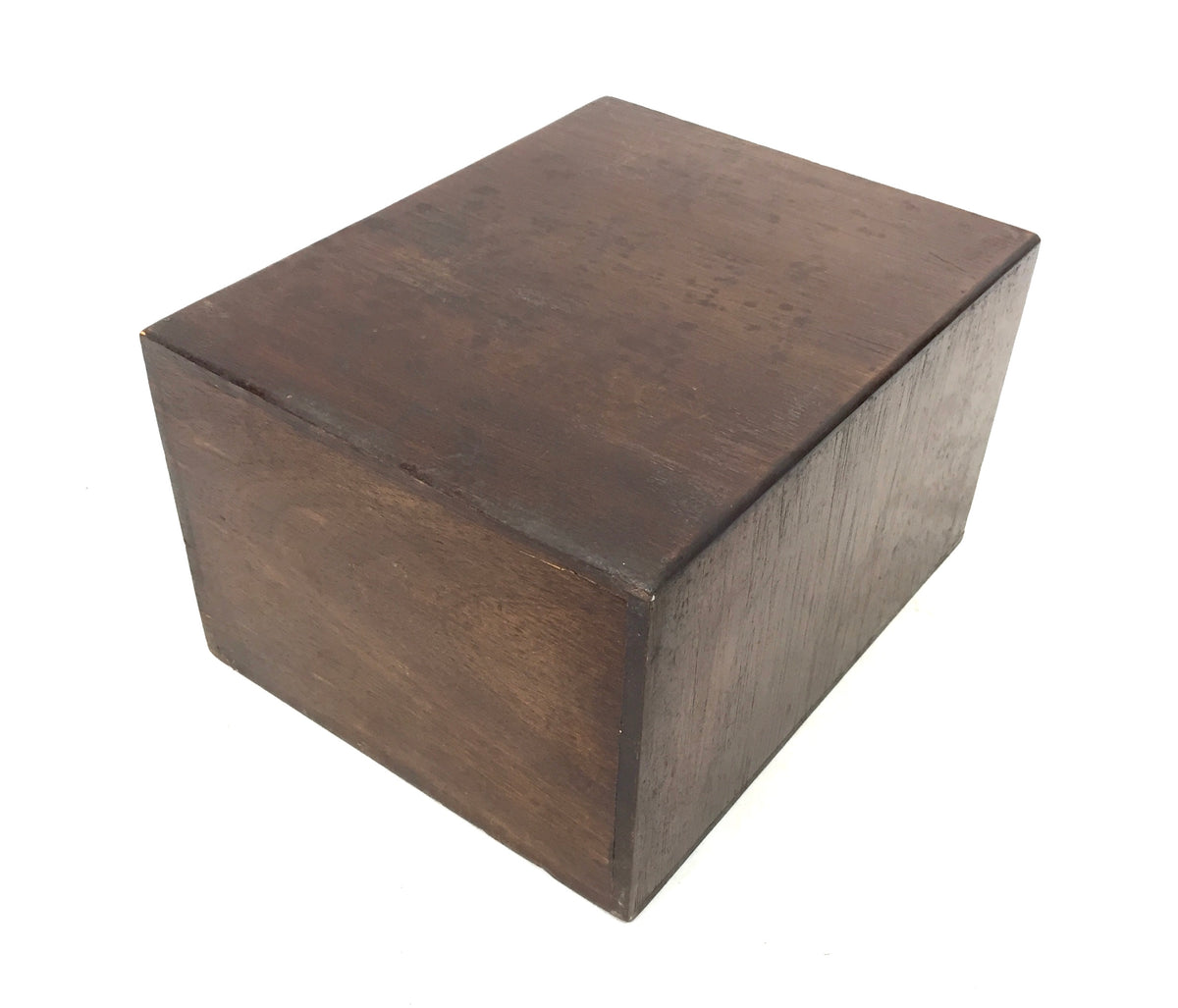 Antique Wooden Desktop Oak Stationery Index Filing Card Drawer / Cabinet / Box