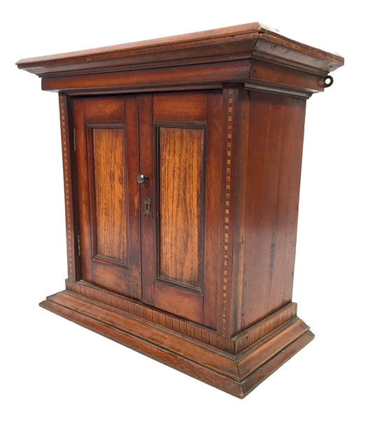 Antique Wooden Tabletop Cupboard / Storage Cabinet Box / Early 20th Century