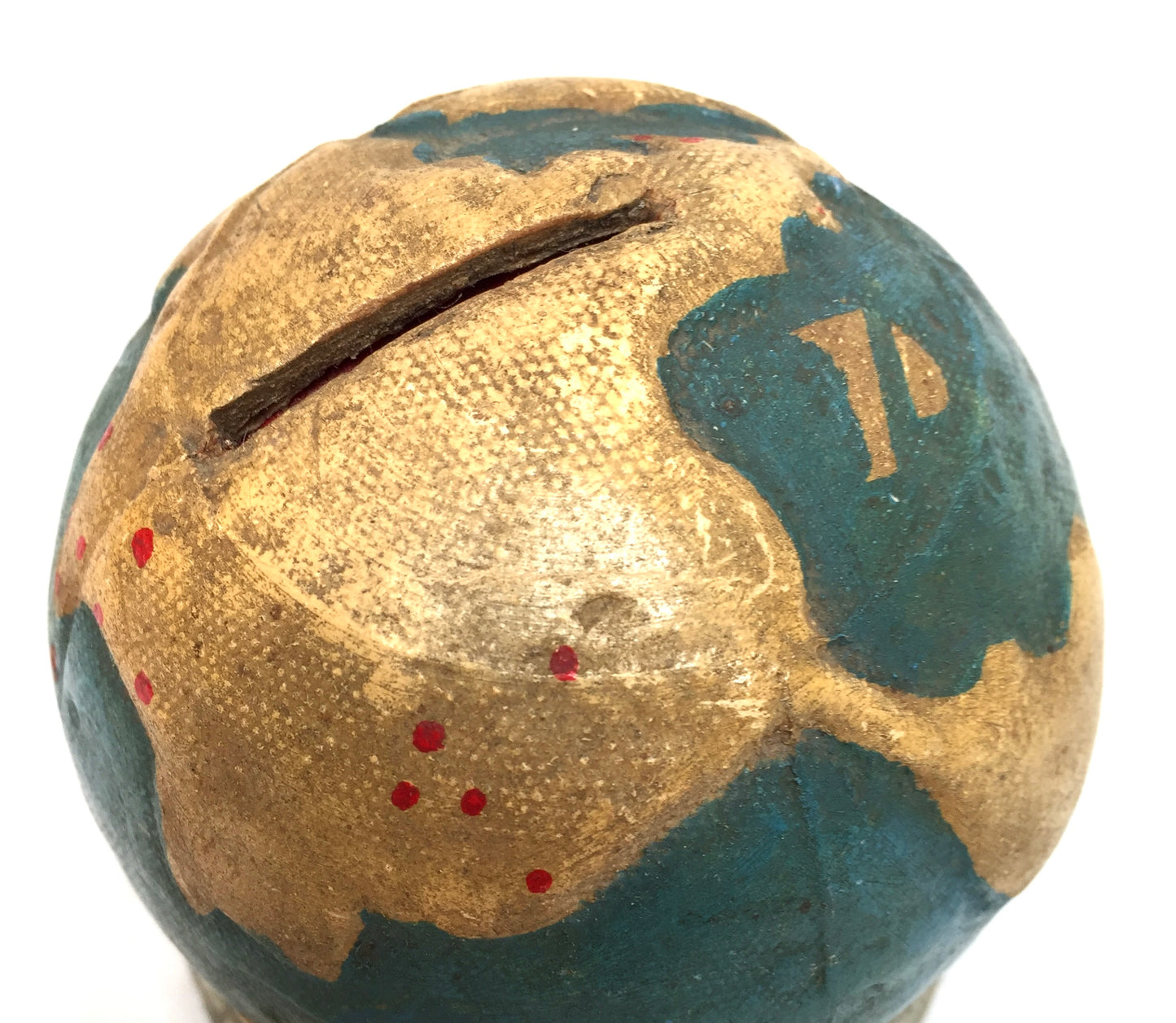 Antique Papier Mâché Methodist Church Missionary Collection Offering Box c.1950