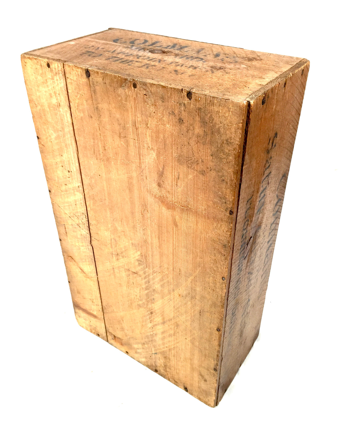 Antique Advertising - Colman's Satin Glaze Starch Wooden Shop Display Box Crate