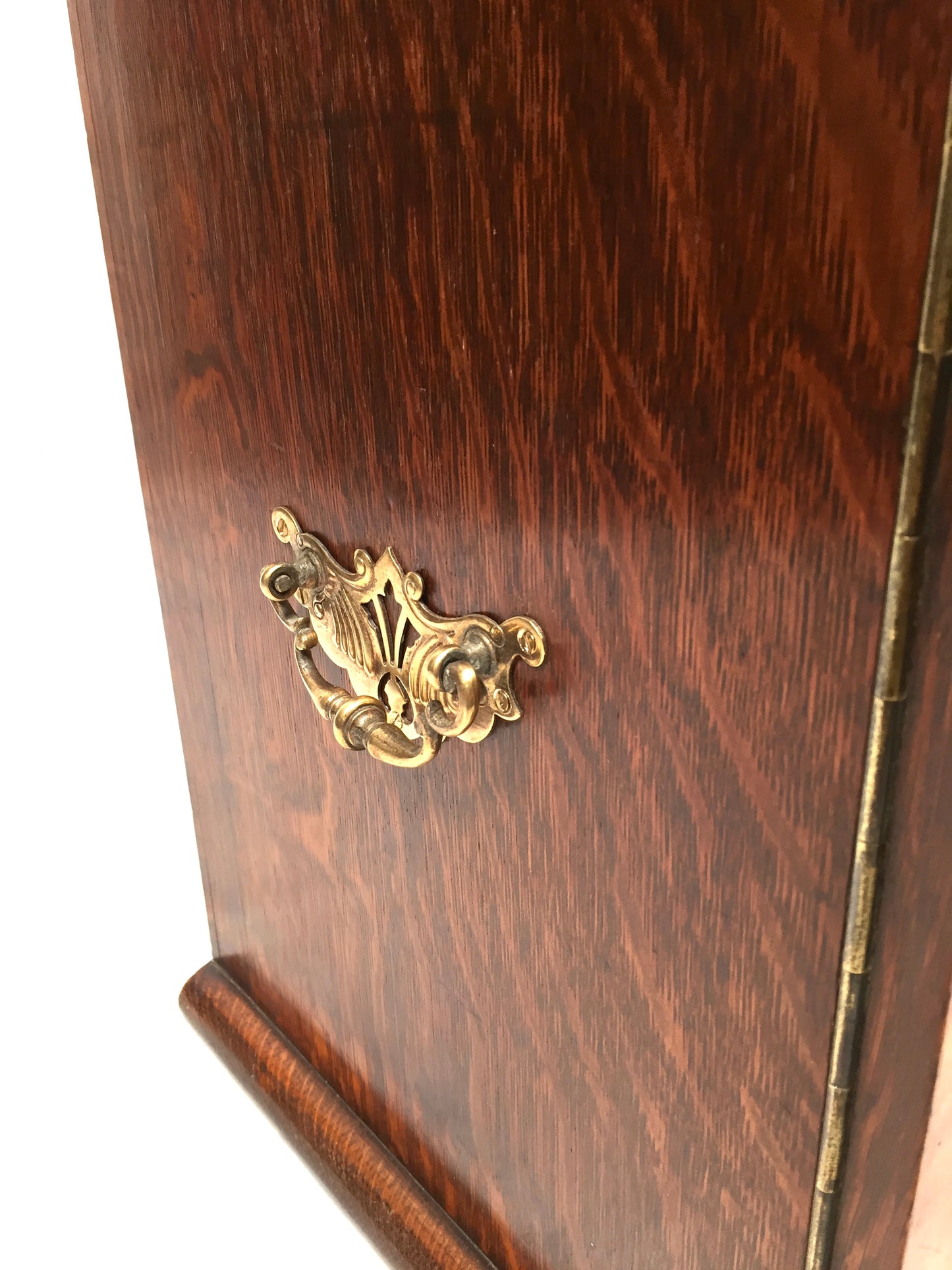 Antique Victorian Wooden Oak Tabletop Collectors Cabinet Chest of Drawers / Box