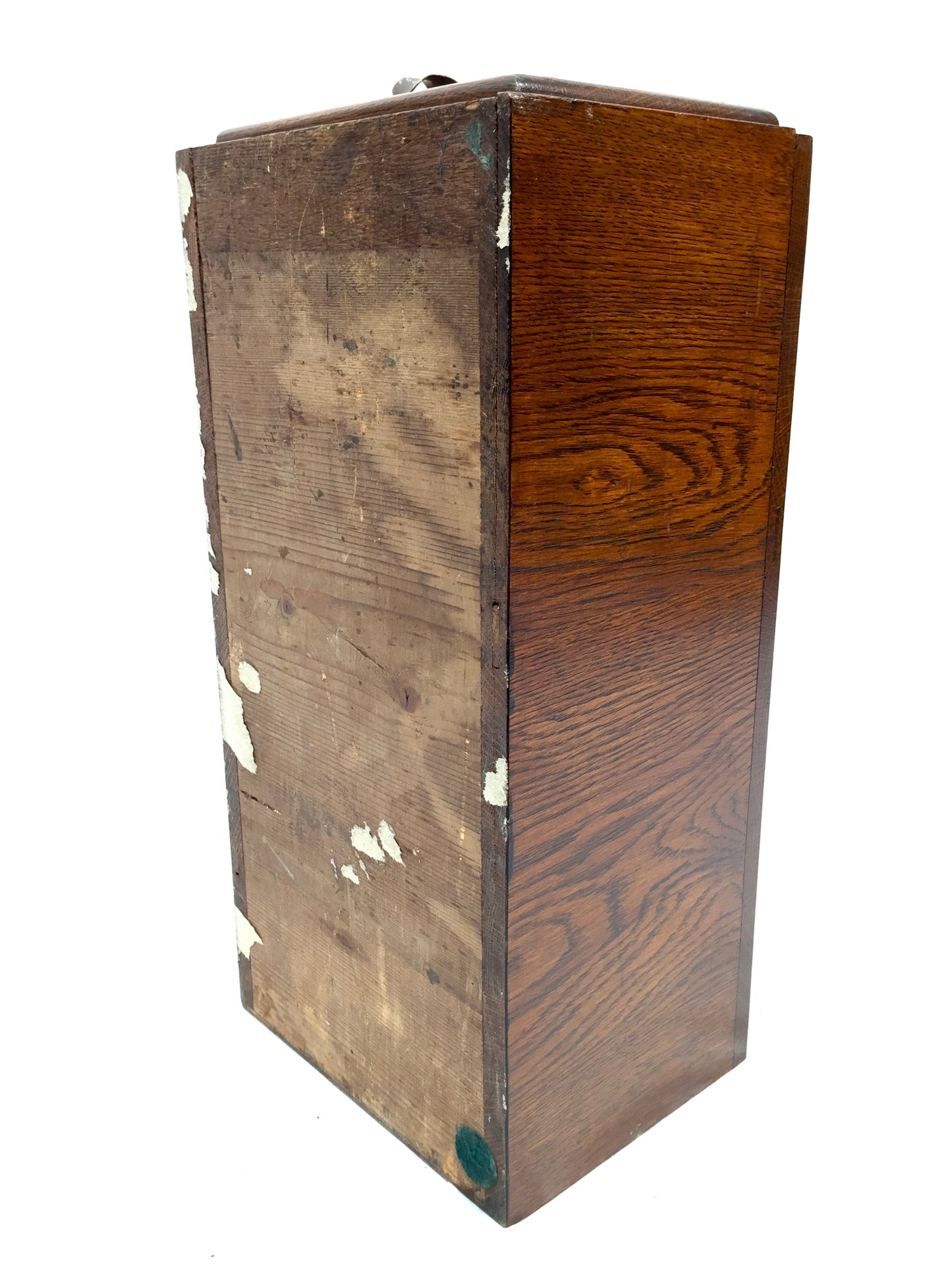 Antique Tabletop Wooden Index Card Advance Filling Drawer / Storage Box c.1930