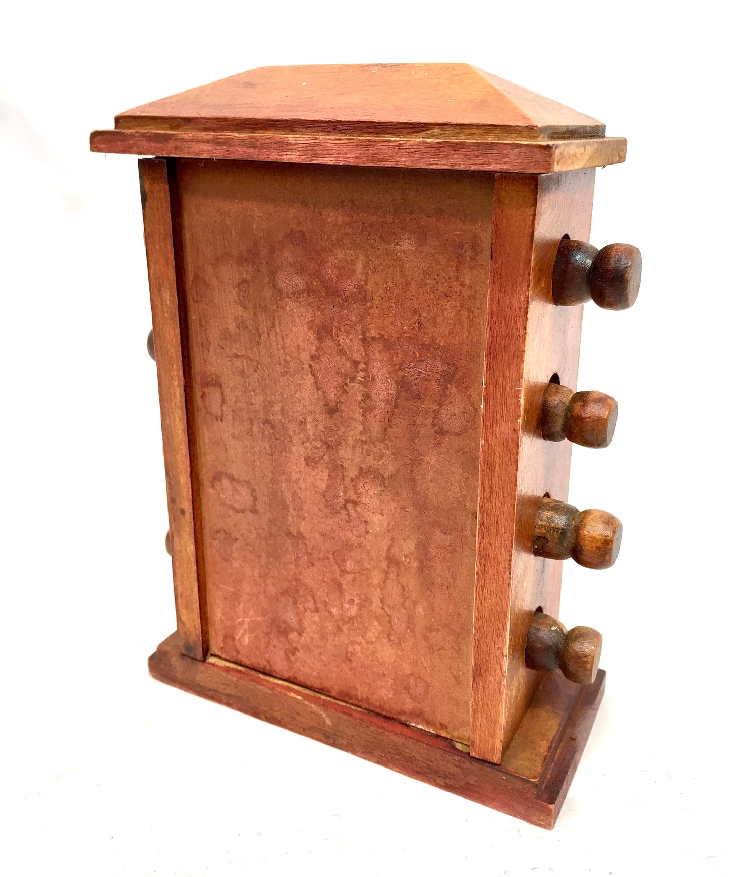 Antique Wooden Office Tabletop Perpetual Desk Calendar / Working c.1930 Art Deco