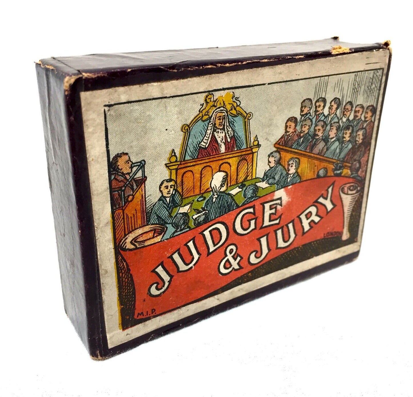 Antique 19th Century Multum in Parvo MIP Judge & Jury Card Game / Complete c1890