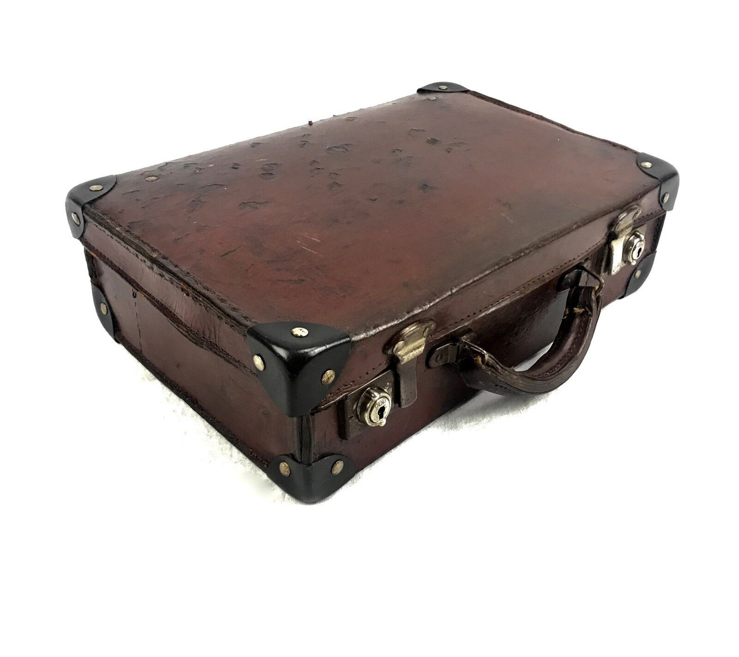 Vintage Clothing - Pakawa Leather Suitcase Trunk / Travel Bag / Harrods London