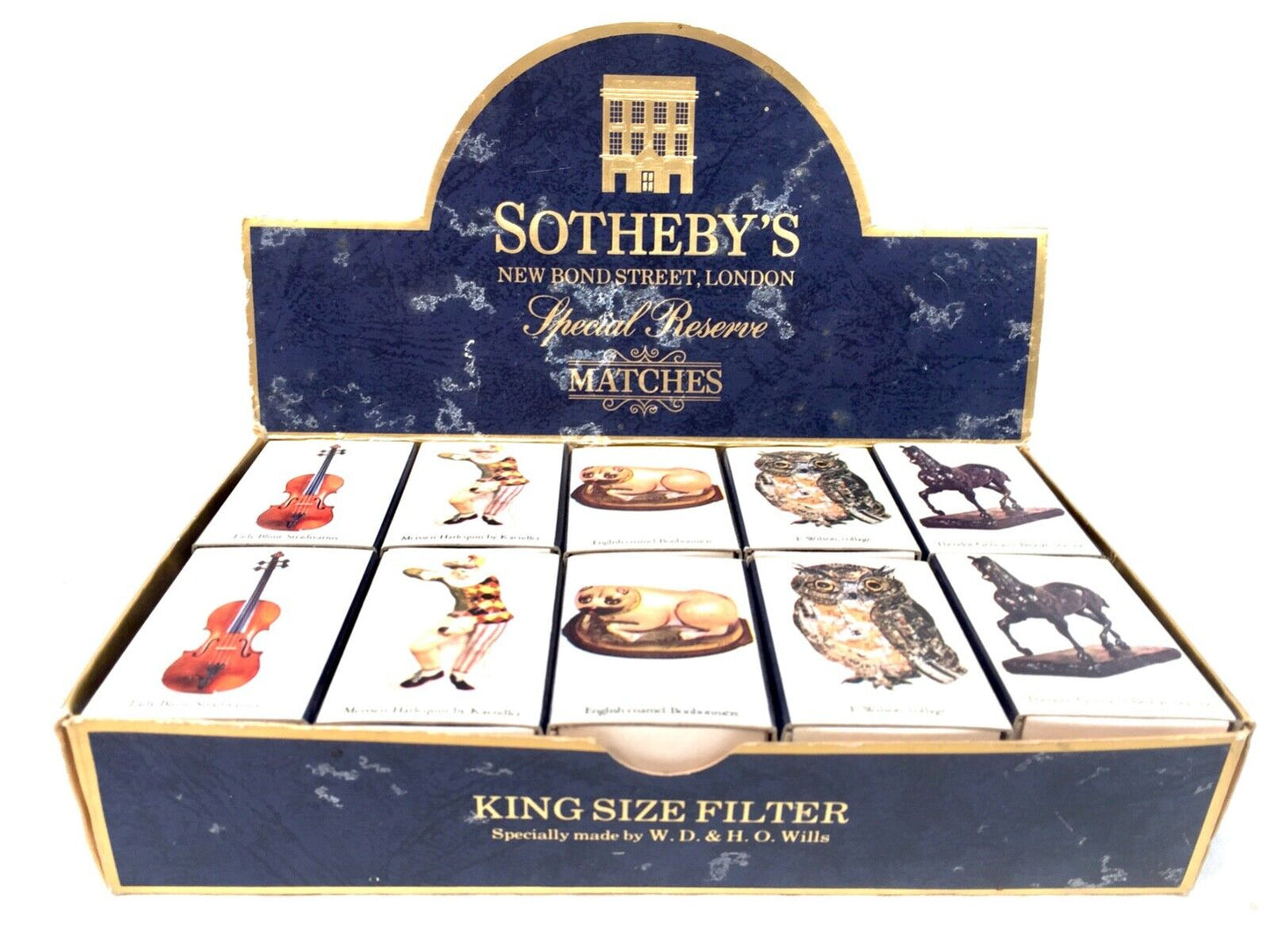 Vintage Sotheby’s Advertising Matches / Match Box Collection / Full Set of 30