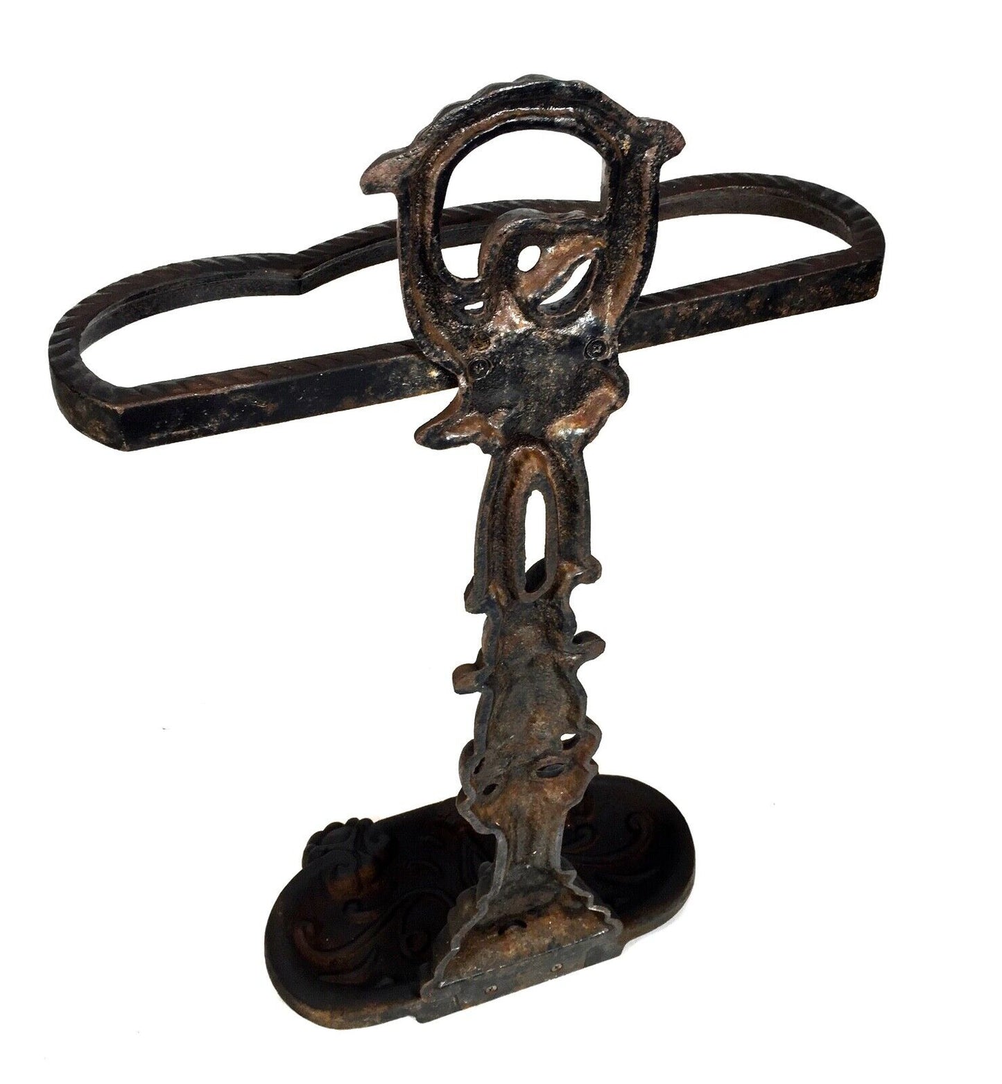 Antique Wrought Iron Stick Stand / Umbrella Holder
