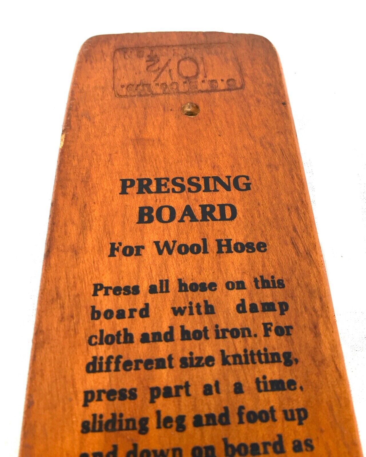 Antique Pressing Board by Penobscot Spinning Company for Wool / Sewing / Stretch