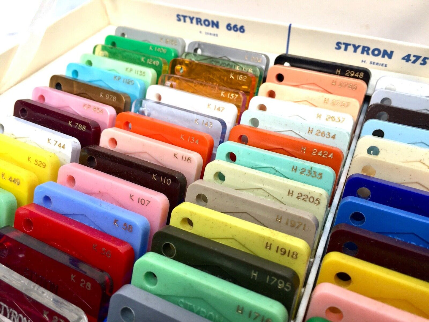 Styron Polystyrene Resin Products Sample Box / Shop Display