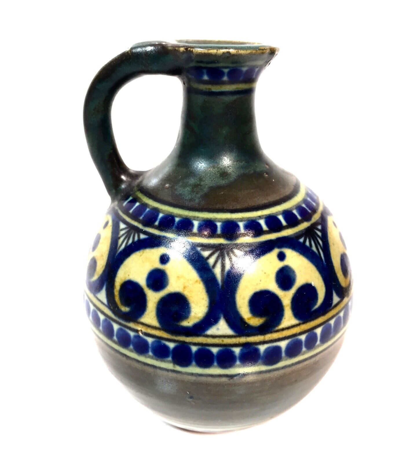 Antique Dutch Gouda Art Deco Pottery for Liberty & Co, London / Vase / Jug