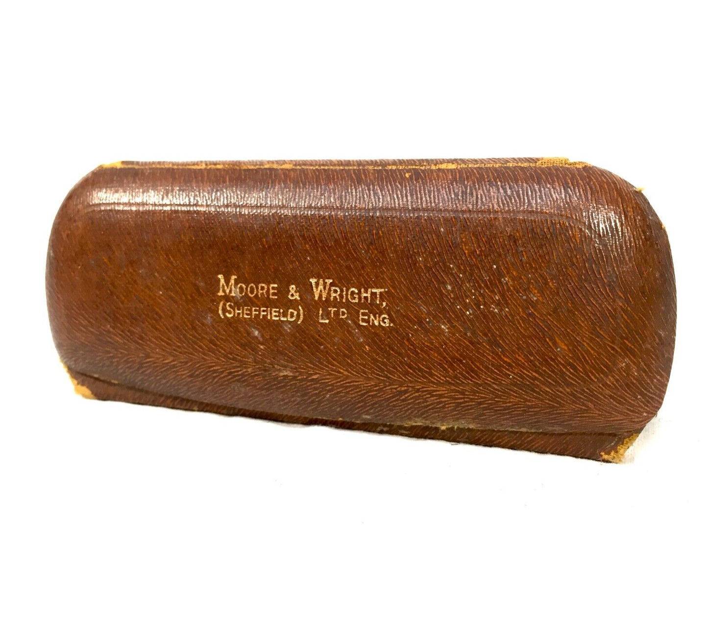 Antique Moore & Wright Micrometer Caliper Precision Instrument in Original Case