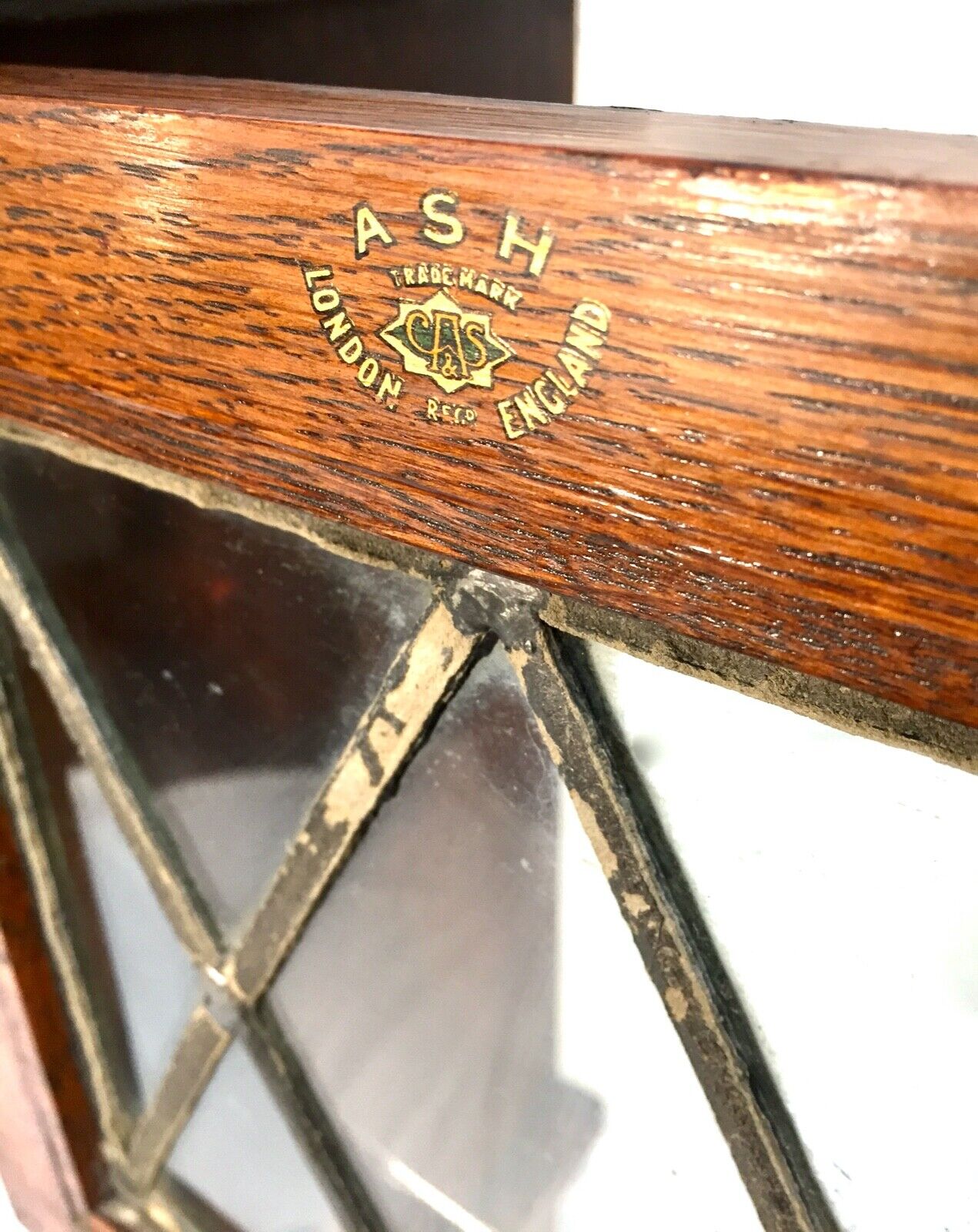 Antique Edwardian Oak Dentists Cabinet by Claudius Ash & Son London / Collectors