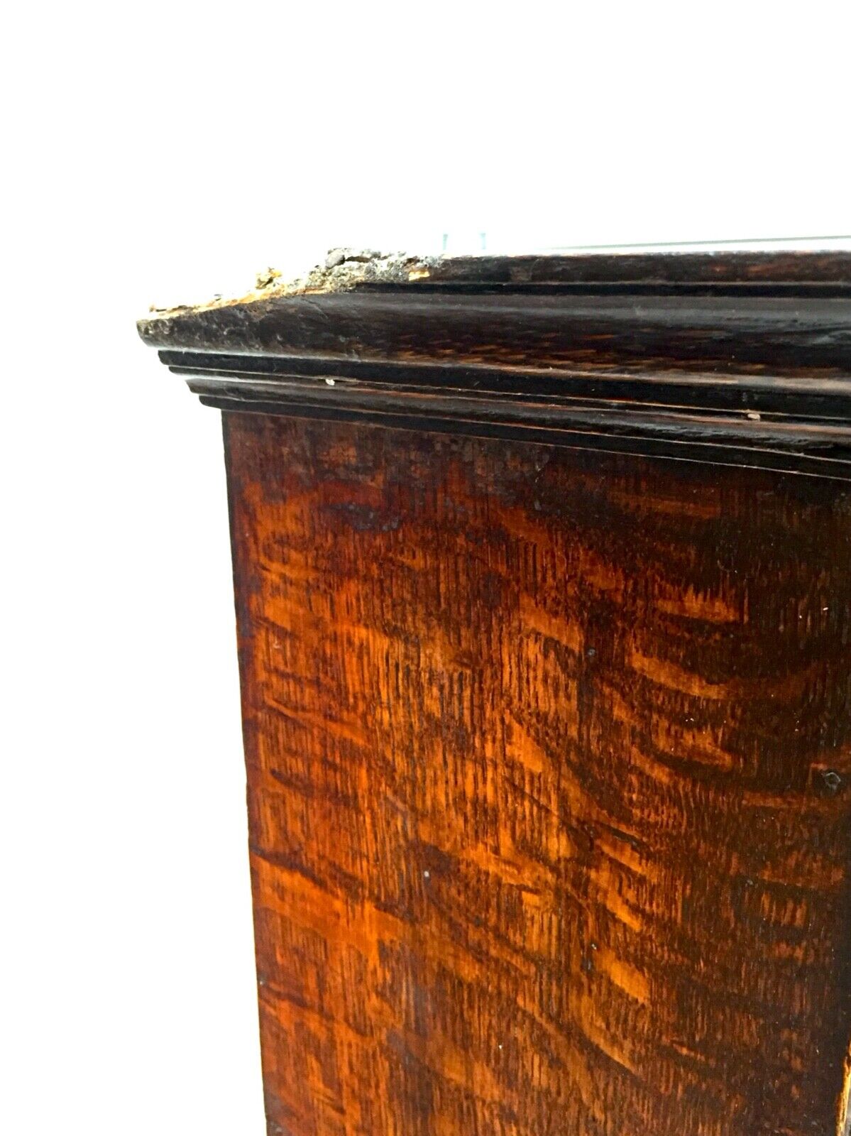 Antique 19th Century Wooden Oak Carved Dresser Cabinet / Display Unit c.1900