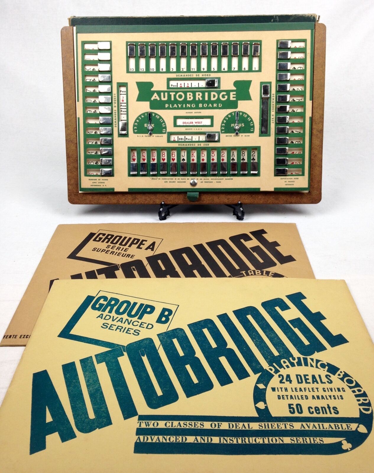 Vintage Bridge Card / Board Game Very Rare In Original Box Autobridge