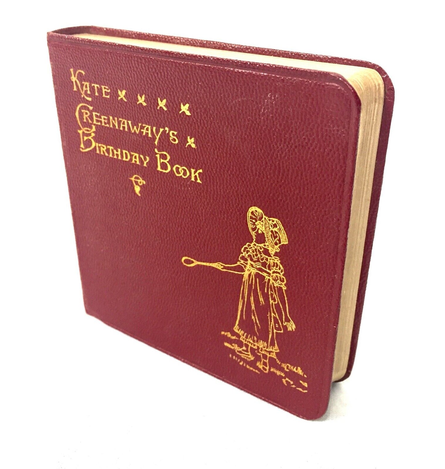 Antique Kate Greenway's Birthday Book Diary / Notebook by Frederick Warne & Co